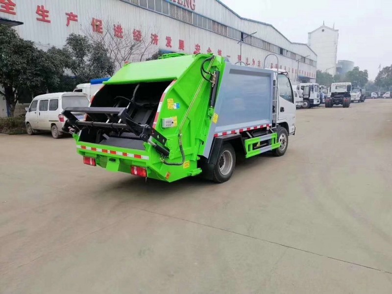 凱馬藍(lán)牌4方壓縮垃圾車(chē)