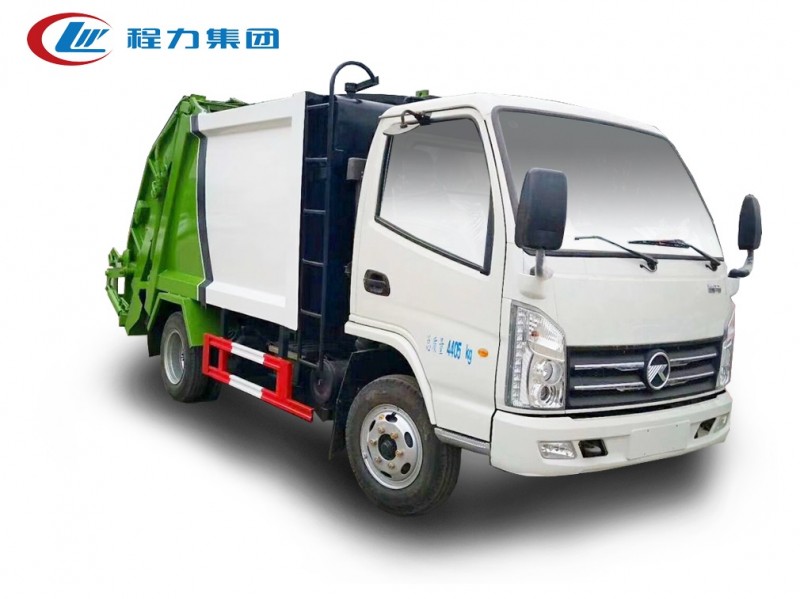 凱馬藍(lán)牌4方壓縮垃圾車(chē)