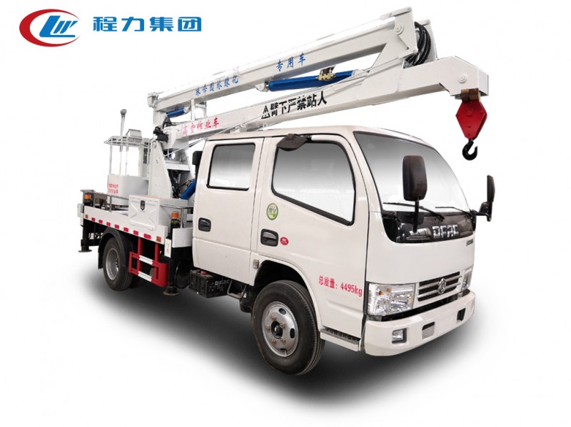 東風(fēng)多利卡雙排12米藍牌高空作業(yè)車